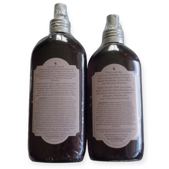 Devonne By Demi Lot Face Cleanser And Hydrating Mist - Picture 3 of 4